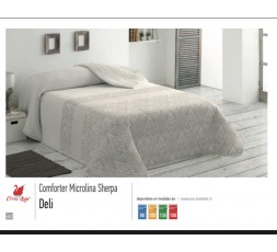 COLCHA COMFORTER SHERPA DELI